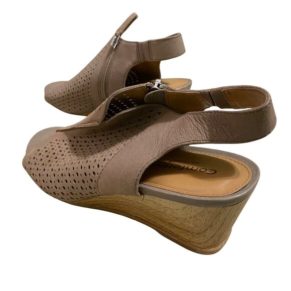 Comfortiva Slingback Sandals Womens Size 10 Brown Boho Casual Summer Cruisewear - Picture 4 of 7